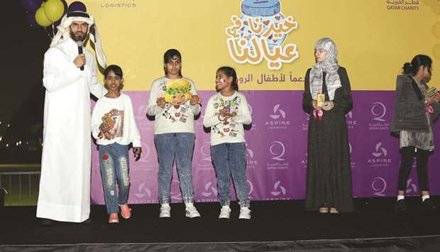 Some of the children being introduced at the event.