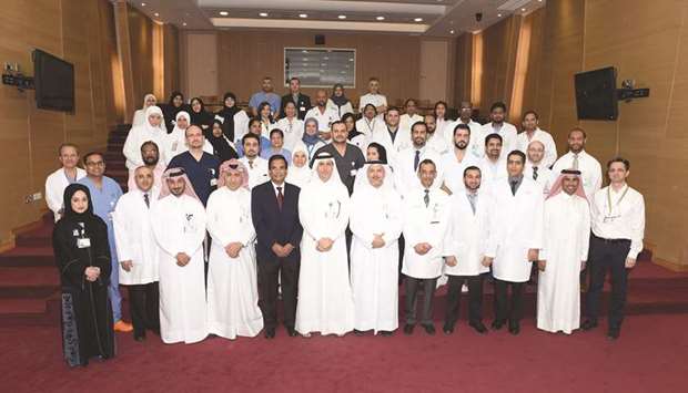 A number of clinicians from the ENT (Ear, Nose, Throat) team at HMCu2019s new Ambulatory Care Centre.