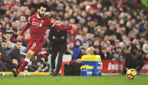    Egyptian midfielder Mohamed Salah has netted 23 times for Liverpool in all competitions this season. (AFP)