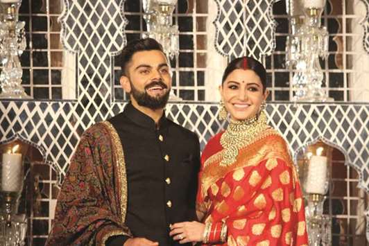 CELEBRATION:  The couple hosted two receptions in Dehli and Mumbai.
