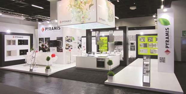 Pyramis stall at u2018Living Kitchen 2013 exhibitionu2019 in Cologne, Germany. After seven years of one of the deepest recessions seen in modern times, Greek factories are beginning to hum again, as a recovery in the eurozone makes one of its weakest members competitive internationally.