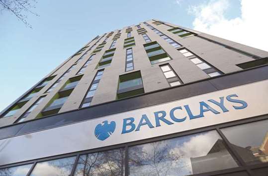 A logo is seen outside a Barclays bank branch in Barking, UK. Barclays had the largest share of the government syndicated bond market in 2015 and 2016 with over 10%, Thomson Reuters data show. That dropped to 7.3% of the u20ac147.5bn ($173.81bn) market so far this year, putting Barclays in fifth position.