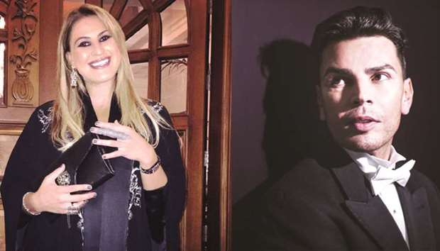 Dana Alfardan and (right) James Shearman