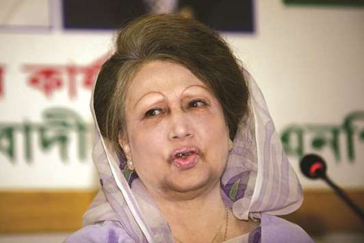 BNP leader Khaleda Zia ... another blow