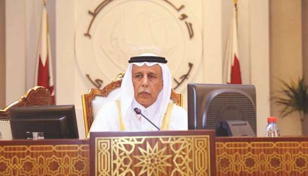 HE the Speaker of the Advisory Council Ahmed bin Abdullah bin Zaid al-Mahmoud