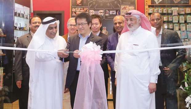 Dignitaries at the opening of the outlet in Doha Festival City. PICTURE: Jayan Orma