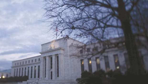 The Federal Reserve building in Washington. The minutes from the rate-setting Federal Open Market Committeeu2019s November 7-8 meeting showed a rising level of uncertainty in the central bank about the near future.
