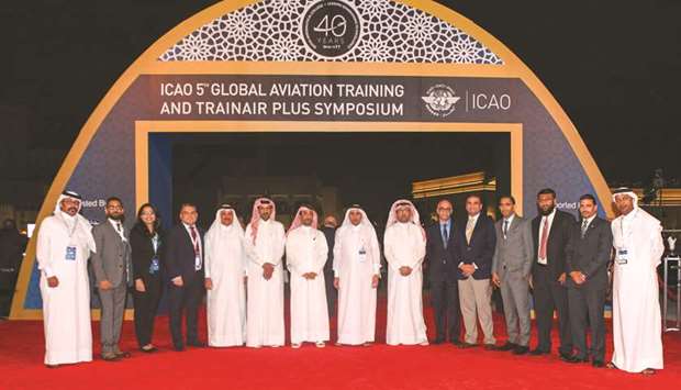 Group photo of the QAC management team during the 40th anniversary celebration.