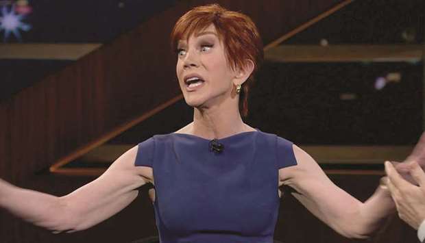 COMEDIAN: Kathy Griffin won Grammys for Calm Down Gurrl in 2014. The nominations for the 2019 Grammys Awards for best comedy album are all men.