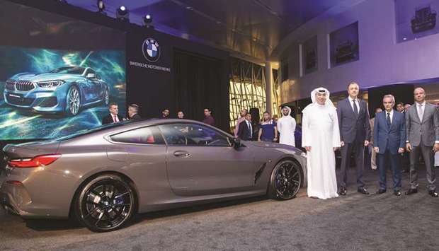 Alfardan Group president and CEO Omar Hussain Alfardan led the launch of the all-new BMW 8 Series Coupe.
