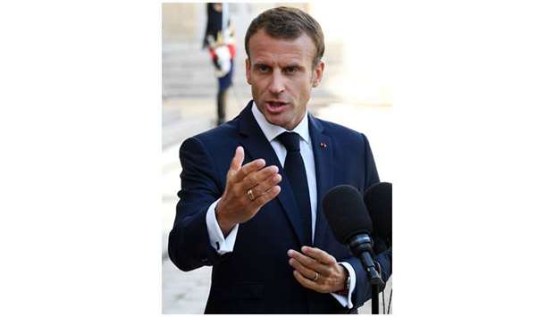 Macron: wants to u2018finalise and clarify the rulesu2019 for the public  consultation.