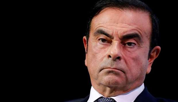 Carlos Ghosn, chairman and CEO of the Renault-Nissan-Mitsubishi Alliance, attends the Tomorrow In Motion event on the eve of press day at the Paris Auto Show, in Paris, France, October 1, 2018