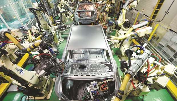 Hyundai Motoru2019s sedans are assembled at a factory in Asan, about 100km (62 miles) south of Seoul. South Korea unveiled a policy package to support its embattled car parts makers industry that includes providing financial support worth over 3.5tn won ($3.10bn) and encouraging the use of electric cars.