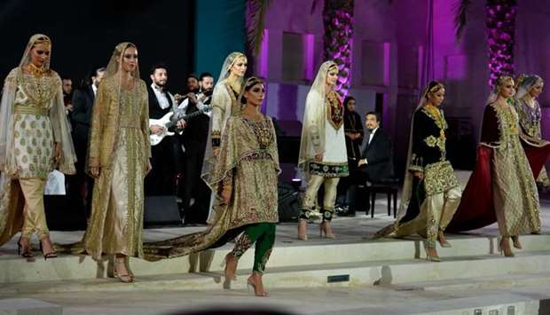 A fashion show featuring latest trends in the industry was among the highlights of Shop Qatar's official opening .