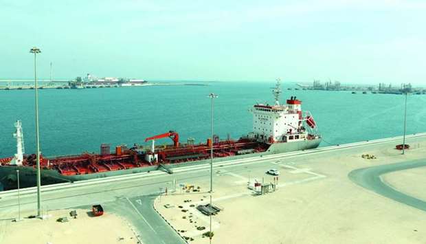 The file photo taken on February 6, 2017 shows a part of the Ras Laffan Industrial City, Qatar's principal site for the production of LNG and gas-to-liquids, some 80km north of Doha. Qatar's focus is now on the LNG expansion, which gets underway in the 2020s.