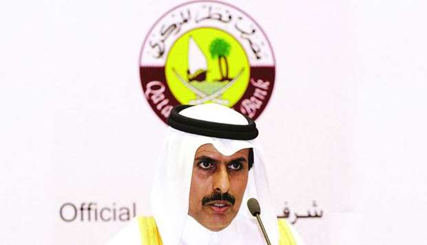 HE the QCB Governor Sheikh Abdulla bin Saoud al-Thanirnrn