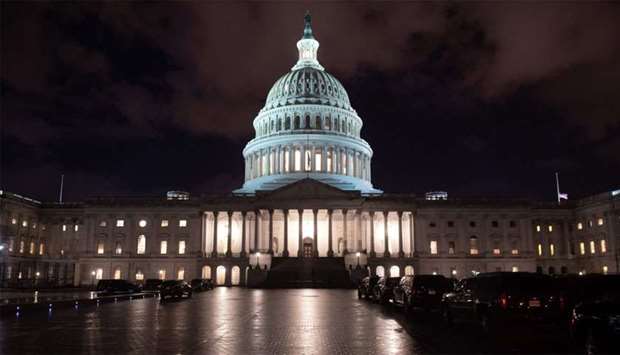 The US Capitol is seen ahead of a possible government shutdown, in Washington