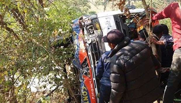Nepal  bus crash