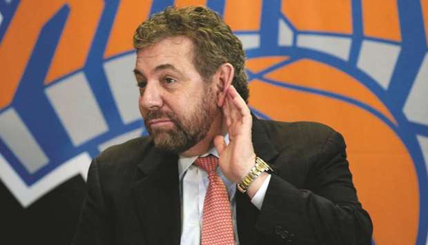 New York Knicks owner James Dolan.