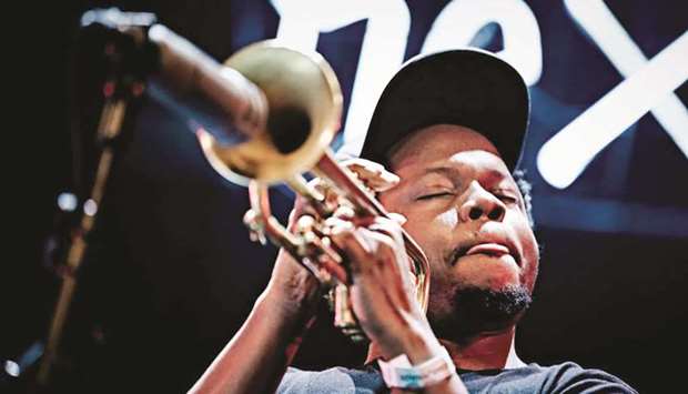 PERFORMANCE: Ambrose Akinmusire performs at So Whats Next Festival on November 4, 2017 in Eindhoven, Netherlands.