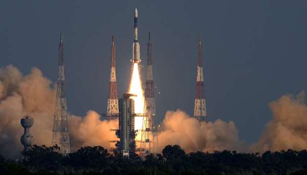 A satellite is being launched from ISRO's Sriharikota centre.  Twitter/ISRO