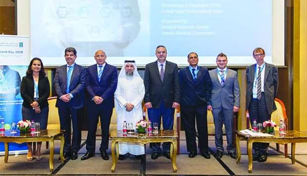 Panellists and other experts and officials at HMC's 8th Annual Research Day.