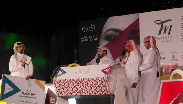 The Shop Qatar raffle draw event was held at Tawar Mall