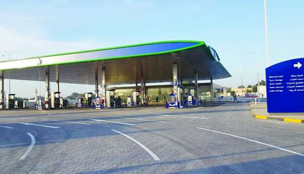 The Al Aziziyah Petrol Station is spread over a 10,000sq m area and has four lanes with eight dispensers that will serve Al Aziziyah and its neighbourhood.