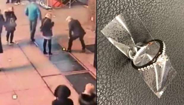 Man tries to propose in Times Square but drops ring down the drain