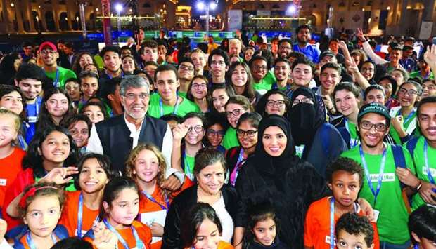Kailash Satyarthi interacts with youngsters at Ajyal Flim Festival