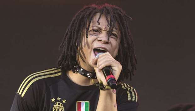 AMBITIOUS: Trippie Redd says he wants to become big enough to be nominated for Grammy Awards.