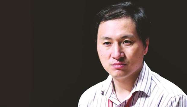 He Jiankui, the controversial Chinese scientist at the centre of the u201cbreakthroughu201d of gene-edited babies, speaks at the Second International Summit on Human Genome Editing in Hong Kong recently.