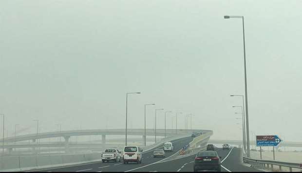 The country has been experiencing such conditions for the past few days - marked by thick fog early, low visibility and high humidity late at night and early in the morning. PHOTO: Jayan Orma