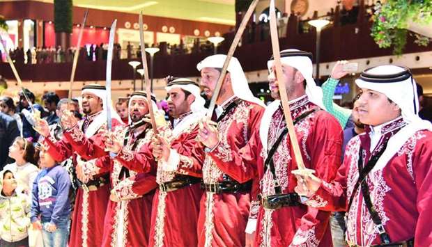 File picture of Qatar National Day celebrations at Mall of Qatar.rnrn