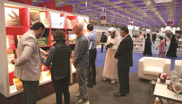 Katara stall draws crowds at book fair.