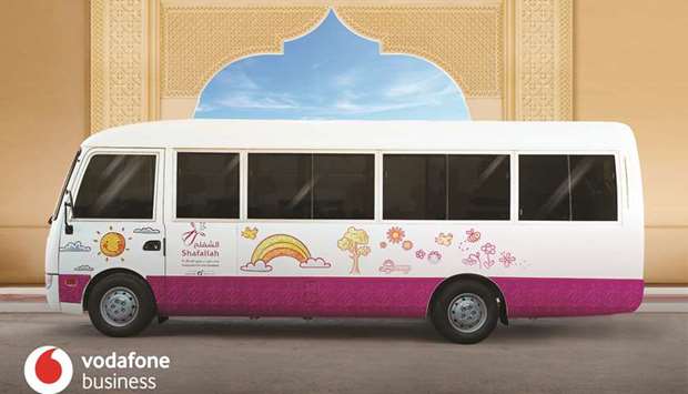 Vodafone Qatar has equipped all of the 60 Shafallah Center for Persons with Disability buses with Vodafoneu2019s u2018Smart Busu2019 solution.