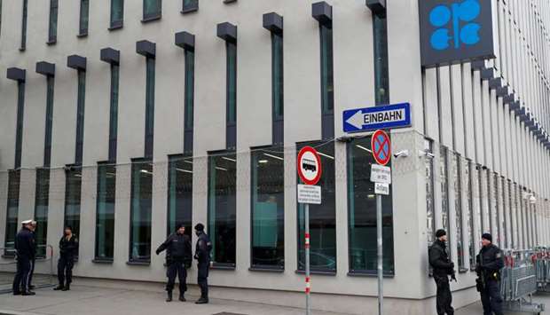 The Organization of the Petroleum Exporting Countries (Opec) headquarters in Vienna, Austria