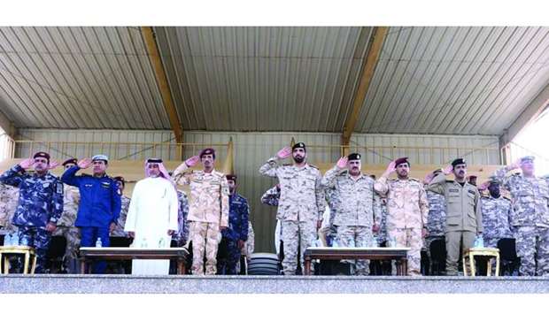 The graduation ceremony was held in the presence of HE the Commander of the Joint Special Forces, Major General Hamad bin Abdullah al-Fetais al-Marri