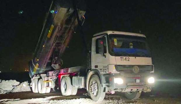 A truck found dumping solid waste in an undesignated area was seized by the ministry.