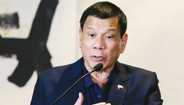 Rodrigo Duterte: seeking martial law extension in Mindanao