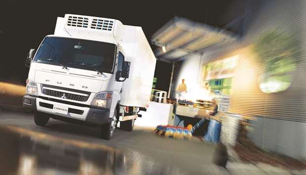The FUSO Canter Chiller.