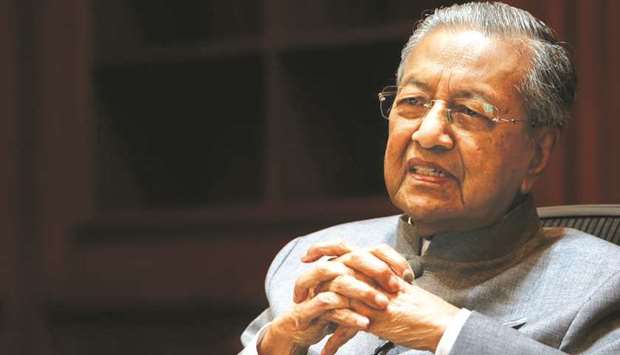 Prime Minister of Malaysia Dr Mahathir Mohamed