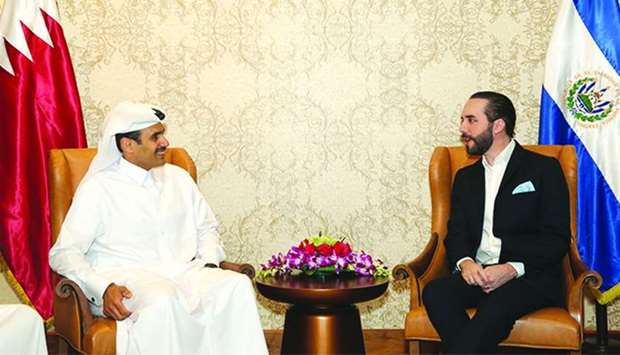 Al-Kaabi meets Salvador presidentrnrn