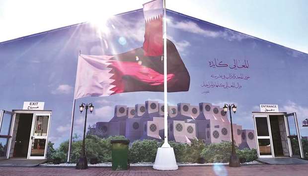 The QU tent at Darb Al Saai hosts an array of activities to mark Qatar National Day.