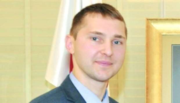 Charge d'Affaires of the Ukrainian embassy in Qatar Vasyl Bodnar.