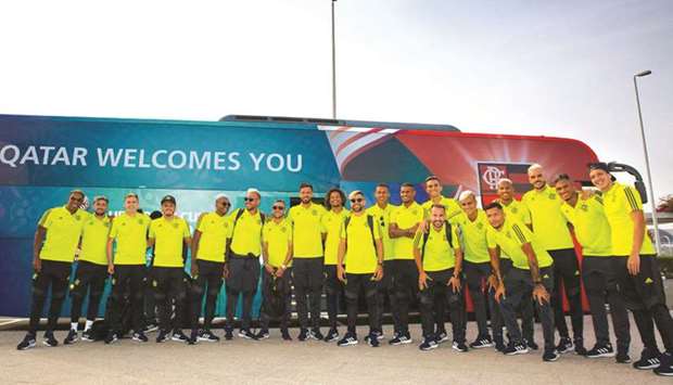 CR Flamengo landed in Doha yesterday ahead of their participation in the FIFA Club World Cup Qatar 2