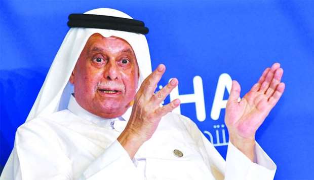 HE Abdullah bin Hamad al-Attiyah, the chairman of the Al-Attiyah International Foundation for Energy and Sustainable Development. PICTURE: Nasar K Moidheen