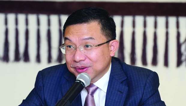 Chinese ambassador to Qatar Zhou Jian.rnrn