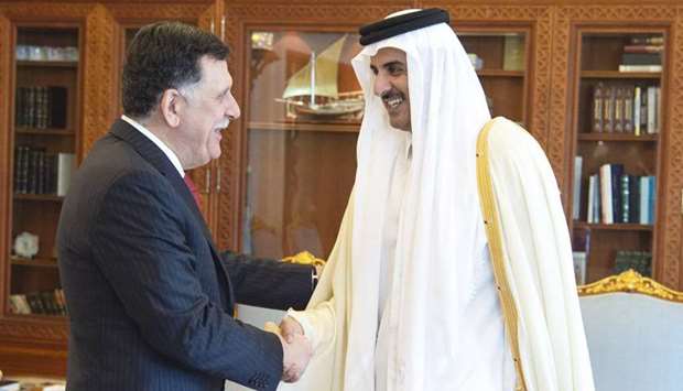 Amir meets Libyan officialrnrn