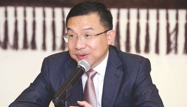 Chinese ambassador to Qatar Zhou Jian.
